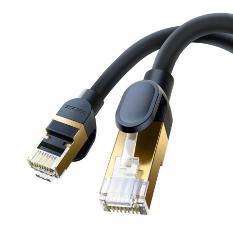 Kabel Ethernet Baseus High Speed Cat 8 40 Gb/s 15 m - czarny Kabel Ethernet Baseus High Speed Cat 8 40 Gb/s 15 m - czarny