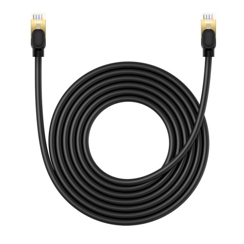 Kabel Ethernet Baseus High Speed Cat 8 40 Gb/s 5 m - czarny Kabel Ethernet Baseus High Speed Cat 8 40 Gb/s 5 m - czarny
