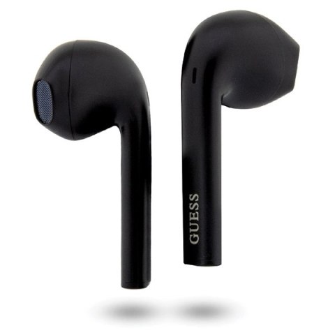 Słuchawki Bluetooth Guess Classic EST Logo TWS + stacja dokująca - czarne Słuchawki Bluetooth Guess Classic EST Logo TWS + stacja dokująca - czarne