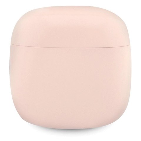 Słuchawki Bluetooth Guess Classic EST Logo TWS + stacja dokująca - różowe