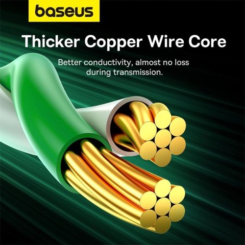 Baseus szybki kabel sieciowy RJ-45 cat.8 40Gbps 1.5m okrągły - czarny Baseus szybki kabel sieciowy RJ-45 cat.8 40Gbps 1.5m okrągły - czarny