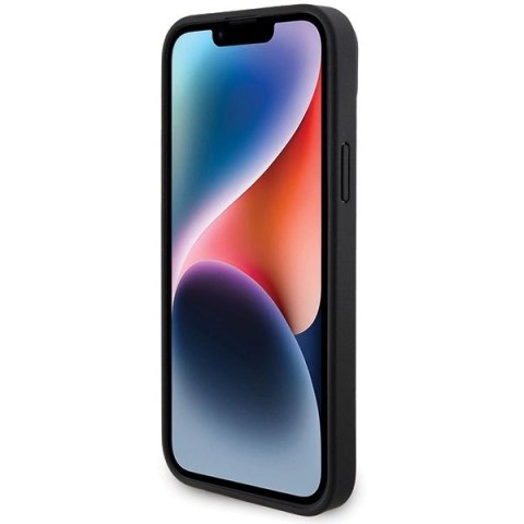 Etui BMW Leather Carbon na iPhone 15 Plus - czarne Etui BMW Leather Carbon na iPhone 15 Plus - czarne