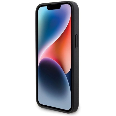 Etui BMW Leather Carbon na iPhone 15 Pro Max - czarne Etui BMW Leather Carbon na iPhone 15 Pro Max - czarne