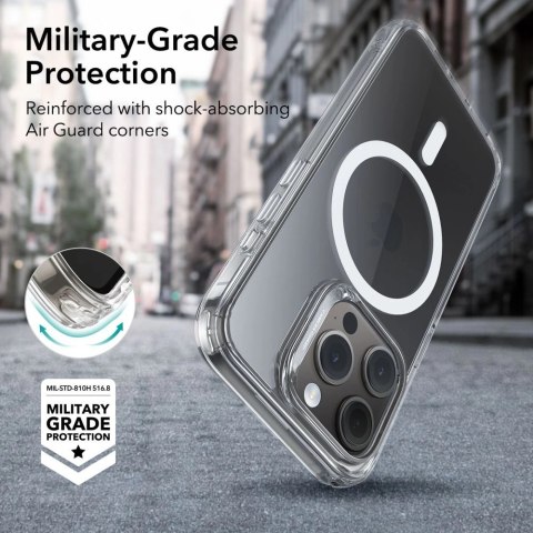 Etui ESR Classic Hybrid Halolock MagSafe na iPhone 15 Pro Max - przezroczyste