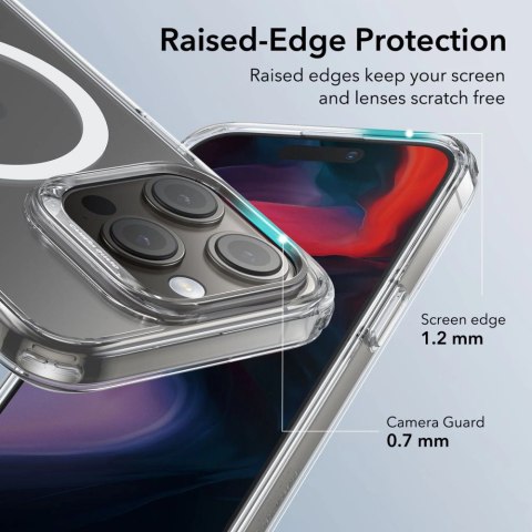 Etui ESR Classic Hybrid Halolock MagSafe na iPhone 15 Pro Max - przezroczyste