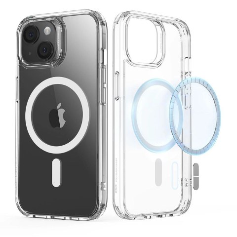 Etui ESR Classic Hybrid Halolock z MagSafe na iPhone 15 - przezroczyste