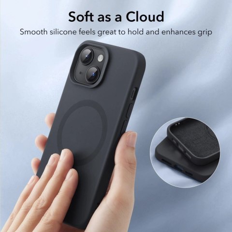 Etui ESR Cloud Halolock MagSafe na iPhone 15 Plus - czarne