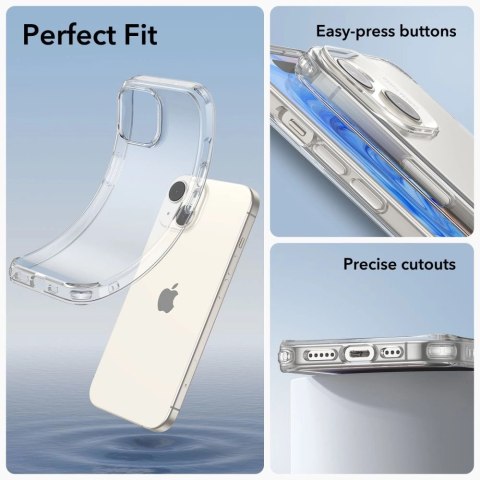 Etui ESR Project Zero na iPhone 15 - przezroczyste Etui ESR Project Zero na iPhone 15 - przezroczyste