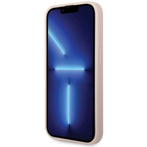 Etui Guess 4G Big Metal Logo na iPhone 15 Pro - różowe