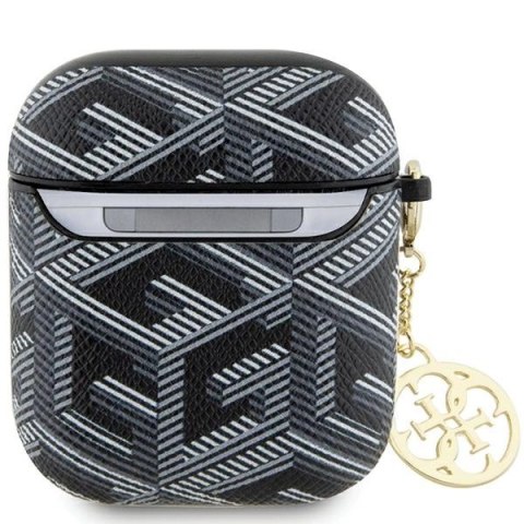 Etui Guess GCube Charm na AirPods 1/2 - czarne