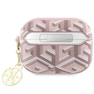 Etui Guess GCube Charm na AirPods Pro - różowe