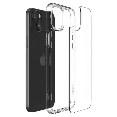 Etui Spigen Crystal Hybrid na iPhone 15 - przezroczyste Etui Spigen Crystal Hybrid na iPhone 15 - przezroczyste