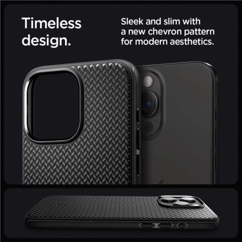 Etui Spigen Mag Armor z MagSafe na iPhone 15 Pro - czarny mat Etui Spigen Mag Armor z MagSafe na iPhone 15 Pro - czarny mat
