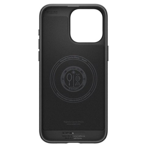 Etui Spigen Mag Armor z MagSafe na iPhone 15 Pro - czarny mat Etui Spigen Mag Armor z MagSafe na iPhone 15 Pro - czarny mat