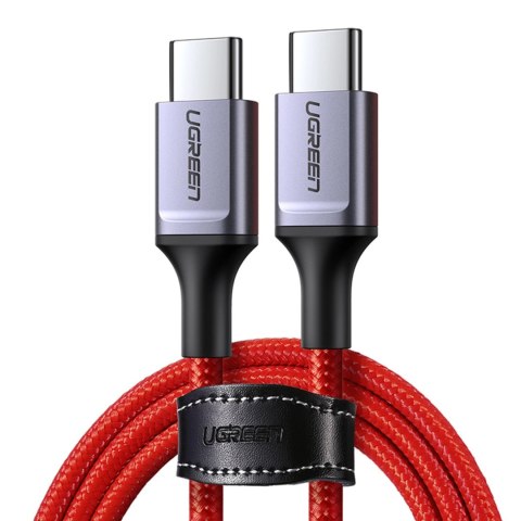 Kabel Ugreen US294 USB-C - USB-C 3A 480Mb/s 1m - czerwony Kabel Ugreen US294 USB-C - USB-C 3A 480Mb/s 1m - czerwony