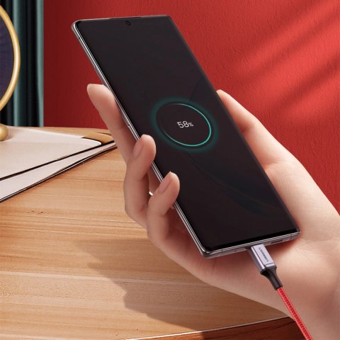 Kabel Ugreen US294 USB-C - USB-C 3A 480Mb/s 1m - czerwony Kabel Ugreen US294 USB-C - USB-C 3A 480Mb/s 1m - czerwony