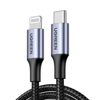 Kabel Ugreen US304 60761 Lightning - USB-C 2.0 MFi 2 m - szary