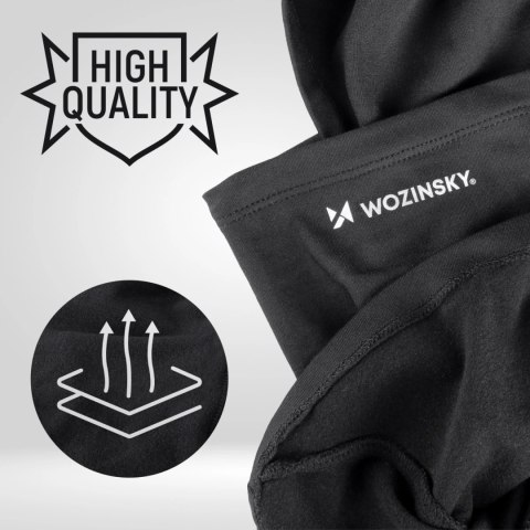 Kominiarka termoaktywna Wozinsky Balaclava WTBBK2 XL pod kask - czarna Kominiarka termoaktywna Wozinsky Balaclava WTBBK2 XL pod kask - czarna