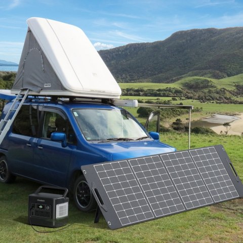 Ładowarka solarna Choetech SC017 400W MC4 + kabel MC4 do XT60 / APP / DC5521 / DC7909 - czarna Ładowarka solarna Choetech SC017 400W MC4 + kabel MC4 do XT60 / APP / DC5521 / DC7909 - czarna