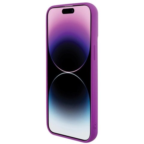 Etui Guess Disco Metal Script na iPhone 15 Pro Max - różowe