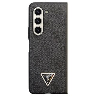 Etui Guess Leather 4G Diamond Triangle na Samsung Galaxy Z Fold 5 - czarne