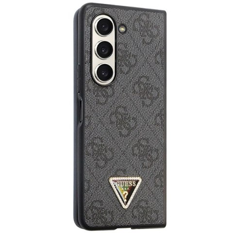 Etui Guess Leather 4G Diamond Triangle na Samsung Galaxy Z Fold 5 - czarne