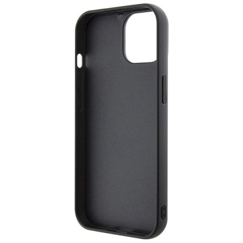 Etui Karl Lagerfeld 3D Rubber Multi Logo na iPhone 15 - czarne Etui Karl Lagerfeld 3D Rubber Multi Logo na iPhone 15 - czarne