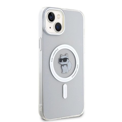 Etui Karl Lagerfeld IML Choupette MagSafe na iPhone 15 Plus - przezroczyste Etui Karl Lagerfeld IML Choupette MagSafe na iPhone 15 Plus - przezroczyste