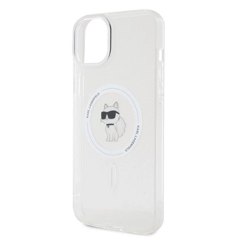Etui Karl Lagerfeld IML Choupette MagSafe na iPhone 15 Plus - przezroczyste Etui Karl Lagerfeld IML Choupette MagSafe na iPhone 15 Plus - przezroczyste