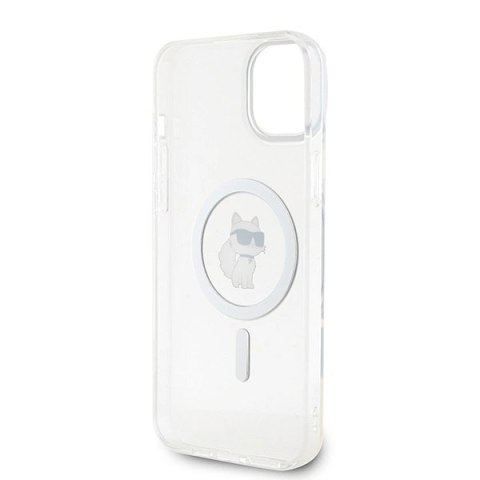 Etui Karl Lagerfeld IML Choupette MagSafe na iPhone 15 Plus - przezroczyste Etui Karl Lagerfeld IML Choupette MagSafe na iPhone 15 Plus - przezroczyste