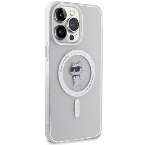 Etui Karl Lagerfeld IML Choupette MagSafe na iPhone 15 Pro Max - przezroczyste