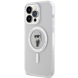 Etui Karl Lagerfeld IML Ikonik MagSafe na iPhone 15 Pro Max - przezroczyste