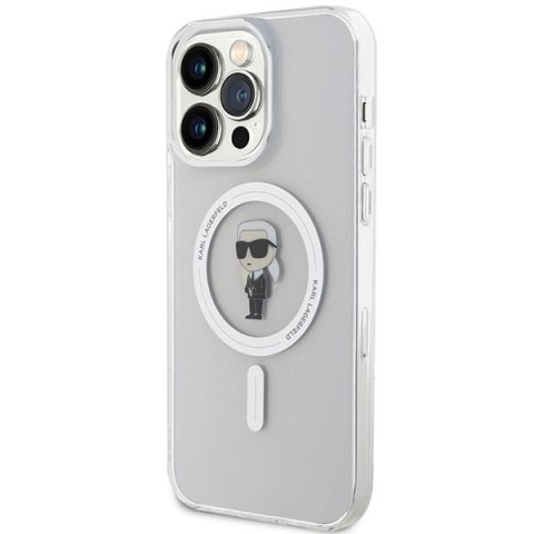 Etui Karl Lagerfeld IML Ikonik MagSafe na iPhone 15 Pro Max - przezroczyste Etui Karl Lagerfeld IML Ikonik MagSafe na iPhone 15 Pro Max - przezroczyste