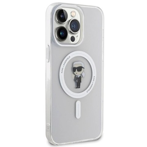 Etui Karl Lagerfeld IML Ikonik MagSafe na iPhone 15 Pro Max - przezroczyste Etui Karl Lagerfeld IML Ikonik MagSafe na iPhone 15 Pro Max - przezroczyste