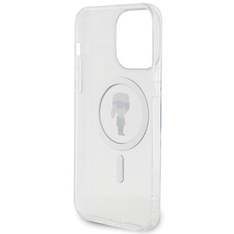 Etui Karl Lagerfeld IML Ikonik MagSafe na iPhone 15 Pro Max - przezroczyste Etui Karl Lagerfeld IML Ikonik MagSafe na iPhone 15 Pro Max - przezroczyste