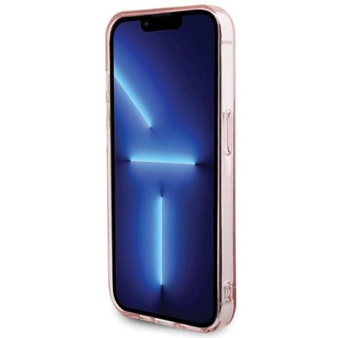 Etui Karl Lagerfeld Monogram Choupette na iPhone 15 Pro Max - różowe Etui Karl Lagerfeld Monogram Choupette na iPhone 15 Pro Max - różowe