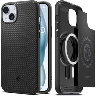 Etui Spigen Mag Armor z MagSafe na iPhone 15 Plus - czarny mat