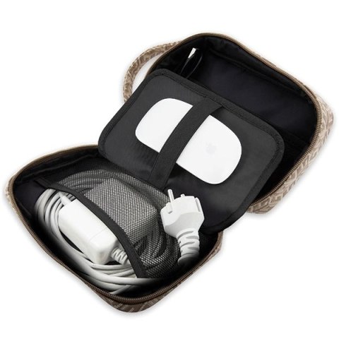 Torba Guess GCube Stripes - brązowa