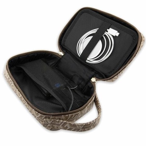 Torba Guess GCube Stripes - brązowa