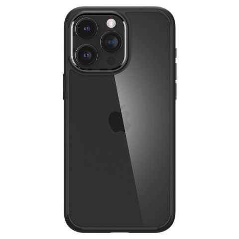 Etui Spigen Crystal Hybrid na iPhone 15 Pro - czarne Etui Spigen Crystal Hybrid na iPhone 15 Pro - czarne