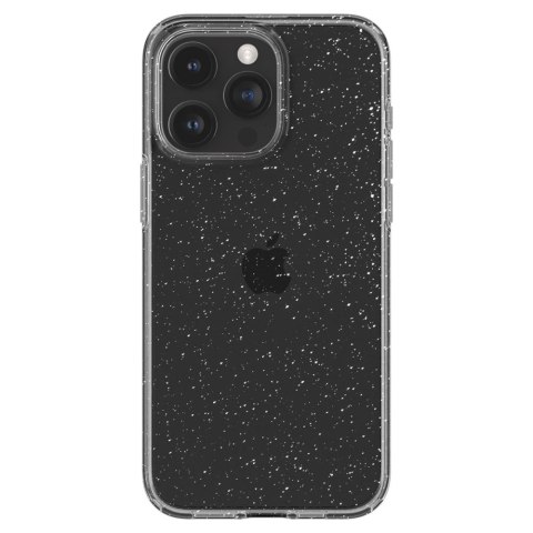 Etui Spigen Liquid Crystal na iPhone 15 Pro - przezroczysto-brokatowe