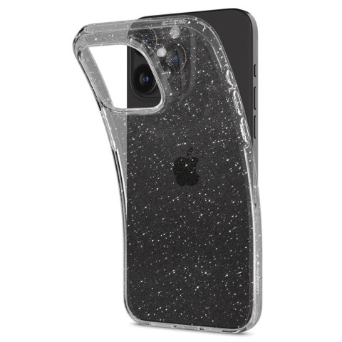 Etui Spigen Liquid Crystal na iPhone 15 Pro - przezroczysto-brokatowe