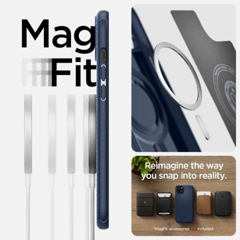 Etui Spigen Mag Armor z MagSafe na iPhone 15 Plus - czarny mat