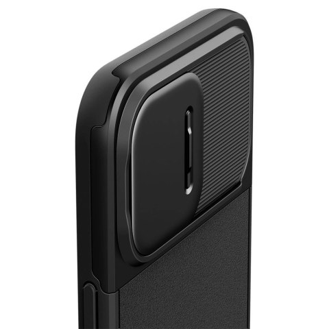 Etui Spigen Optik Armor Mag z MagSafe na iPhone 15 Pro - czarne