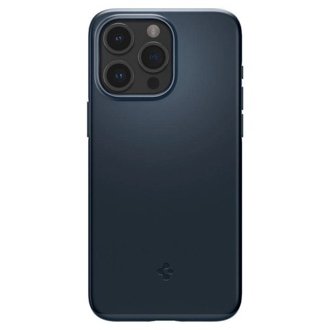 Etui Spigen Thin Fit na iPhone 15 Pro - granatowe