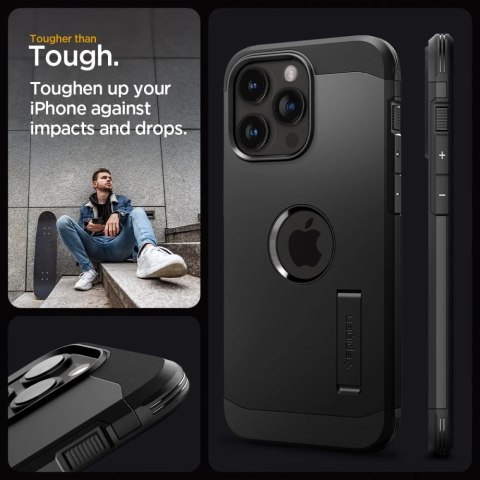 Etui Spigen Tough Armor MagSafe na iPhone 15 Pro - czarne