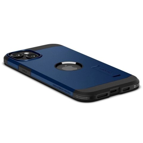 Etui Spigen Tough Armor MagSafe z podstawką na iPhone 15 Plus - niebieskie Etui Spigen Tough Armor MagSafe z podstawką na iPhone 15 Plus - niebieskie