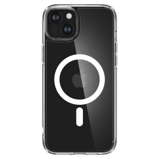 Etui Spigen Ultra Hybrid Mag z MagSafe na iPhone 15 Plus - białe