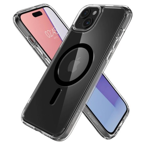 Etui Spigen Ultra Hybrid Mag z MagSafe na iPhone 15 - czarne Etui Spigen Ultra Hybrid Mag z MagSafe na iPhone 15 - czarne