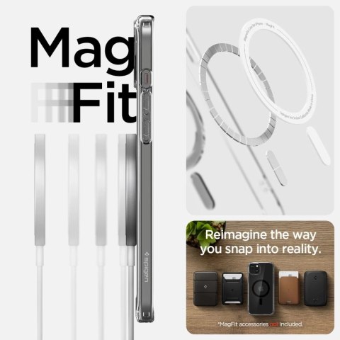 Etui Spigen Ultra Hybrid Mag z MagSafe na iPhone 15 - czarne Etui Spigen Ultra Hybrid Mag z MagSafe na iPhone 15 - czarne